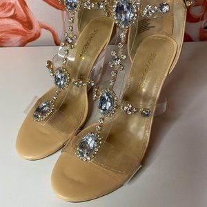 Augustinha Embellished Wedge